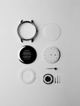 画像をギャラリービューアに読み込む, sazare【正規取扱店】:SK01 / SS SILVER HONING FINISH / BLACK DIAL / SILVER MESH