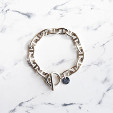 画像をギャラリービューアに読み込む, F.H. シルバーブレスレット(アンカーチェーン 8mm):#B030-19cm