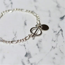 画像をギャラリービューアに読み込む, F.H. シルバーブレスレット(フィガロチェーン4mm):#B027-19cm