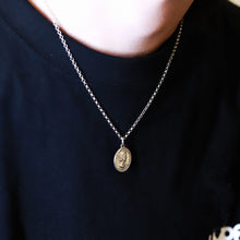 画像をギャラリービューアに読み込む, F.H. シルバーネックレス(コインネックレス):#N028SV-50cm