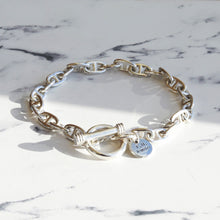 画像をギャラリービューアに読み込む, 【手首回り19cm位の方に】F.H. シルバーブレスレット(アンカーチェーン 5mm):#B029-22cm