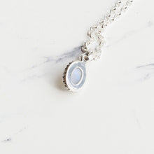 画像をギャラリービューアに読み込む, F.H. シルバーネックレス(ブルームーンストーン ペンダンド):#N040-BMS-50cm
