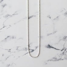 画像をギャラリービューアに読み込む, 【長めの60㎝】F.H. シルバーネックレス(ロープチェーン 1.9mm):#N021-60cm
