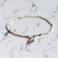 画像をギャラリービューアに読み込む, F.H. シルバーブレスレット(ロープチェーン 2.5mm):#B026-19cm