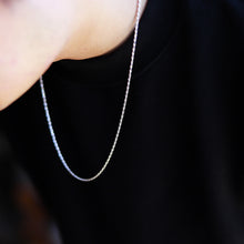 画像をギャラリービューアに読み込む, 【気持ち長めに着けたい方に】F.H. シルバーネックレス(ロープチェーン 1.9mm):#N021-55cm