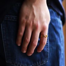 画像をギャラリービューアに読み込む, F.H. シルバーリング(アンカーリング ゴールドコーティング):#R001GP