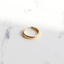画像をギャラリービューアに読み込む, F.H. シルバーピアス(フープ 17mm ゴールドコーティング):#E022GP