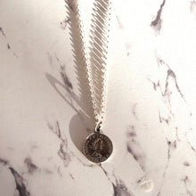 画像をギャラリービューアに読み込む, F.H. シルバーネックレス(コインネックレス):#N028SV-50cm