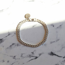 画像をギャラリービューアに読み込む, F.H. シルバーブレスレット(喜平チェーン 5.5mm):#B015-19cm