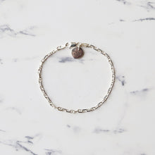 画像をギャラリービューアに読み込む, 【ブランド人気No.1ブレスレット】F.H.シルバーブレスレット(アンカーチェーン 3mm): #B016-19cm