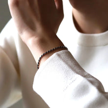 画像をギャラリービューアに読み込む, F.H. シルバーブレスレット(ロープチェーン 2.5mm):#B002-18cm+2cm