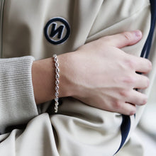 画像をギャラリービューアに読み込む, F.H. シルバーブレスレット(オーバルアンカーチェーン):#B036-19cm