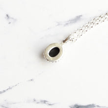画像をギャラリービューアに読み込む, F.H. シルバーネックレス(オニキス ペンダンド):#N040-ONX-50cm