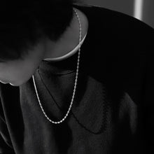 画像をギャラリービューアに読み込む, 【長めの60cm】F.H. シルバーネックレス(アンカーチェーン 3mm):#N018-60cm