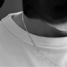 画像をギャラリービューアに読み込む, 【長さ60cm】F.H. シルバーネックレス(フィガロチェーン 2.4mm):#N004-60cm
