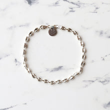 画像をギャラリービューアに読み込む, 【手首回り大きい方に】F.H. シルバーブレスレット(オーバルアンカーチェーン):#B036-21cm