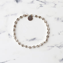 画像をギャラリービューアに読み込む, F.H. シルバーブレスレット(オーバルアンカーチェーン):#B036-19cm