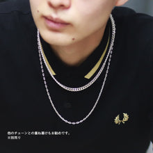 画像をギャラリービューアに読み込む, 【長めの60cm】F.H. シルバーネックレス(アンカーチェーン 3mm):#N018-60cm