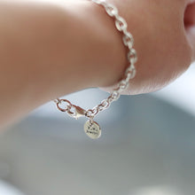 画像をギャラリービューアに読み込む, F.H. シルバーブレスレット(あずきチェーン 4.5mm):#B039-19cm