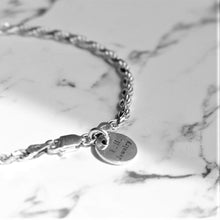 画像をギャラリービューアに読み込む, 【別注 全長23cm】F.H. シルバーブレスレット(ロープチェーン 2.5mm):#B026-23cm