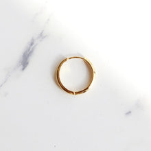 画像をギャラリービューアに読み込む, F.H. シルバーピアス(フープ 17mm ゴールドコーティング):#E022GP