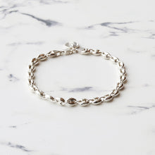 画像をギャラリービューアに読み込む, F.H. シルバーブレスレット(オーバルアンカーチェーン):#B036-19cm