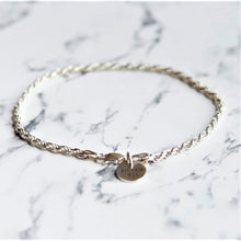 画像をギャラリービューアに読み込む, 【大き目サイズ】F.H. シルバーブレスレット(ロープチェーン 2.5mm):#B026-21cm
