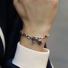 画像をギャラリービューアに読み込む, F.H. シルバーブレスレット(オーバルアンカーチェーン 7mm):#B003-19cm