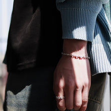 画像をギャラリービューアに読み込む, F.H. シルバーブレスレット(Uリンクチェーン 3mm):#B009-19cm