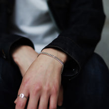 画像をギャラリービューアに読み込む, F.H. シルバーブレスレット(喜平チェーン 5.5mm):#B015-19cm