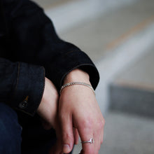 画像をギャラリービューアに読み込む, F.H. シルバーブレスレット(喜平チェーン 5.5mm):#B015-19cm