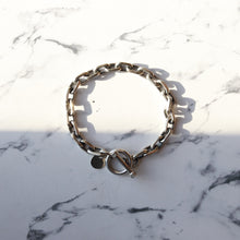 画像をギャラリービューアに読み込む, 【手首回り大きい方に】F.H.  シルバーブレスレット:#B025-22cm