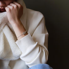 画像をギャラリービューアに読み込む, F.H. シルバーブレスレット(フィガロチェーン4mm):#B027-19cm