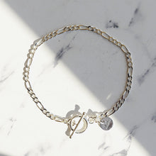 画像をギャラリービューアに読み込む, 【別注 全長23cm】F.H. シルバーブレスレット(フィガロチェーン4mm):#B027-23cm