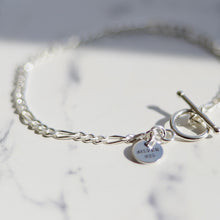 画像をギャラリービューアに読み込む, 【別注 全長23cm】F.H. シルバーブレスレット(フィガロチェーン4mm):#B027-23cm