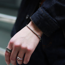 画像をギャラリービューアに読み込む, F.H. シルバーブレスレット(BOXチェーン 3mm):#B028-19cm