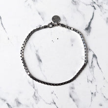 画像をギャラリービューアに読み込む, 【長さ23cmのブレスレット】F.H. シルバーブレスレット(BOXチェーン 3mm):#B028-23cm