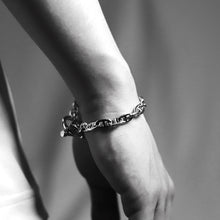 画像をギャラリービューアに読み込む, F.H. シルバーブレスレット (アンカーチェーン 5mm):#B029-19cm