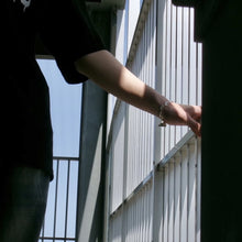 画像をギャラリービューアに読み込む, F.H. シルバーブレスレット(ハーネスチェーン 7mm):#B040-19cm