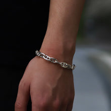 画像をギャラリービューアに読み込む, 【手首回り18cm位の方に】F.H. シルバーブレスレット (アンカーチェーン 8mm):#B030-21cm