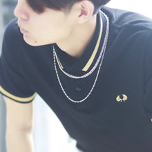 画像をギャラリービューアに読み込む, 【長めの60cm】F.H. シルバーネックレス(アンカーチェーン 3mm):#N018-60cm