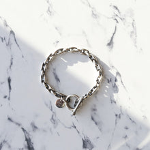 画像をギャラリービューアに読み込む, F.H. シルバーブレスレット(オーバルアンカーチェーン 7mm):#B003-19cm