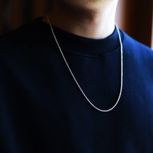 画像をギャラリービューアに読み込む, 【長めの60㎝】F.H. シルバーネックレス(ロープチェーン 1.9mm):#N021-60cm