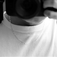 画像をギャラリービューアに読み込む, F.H. シルバーネックレス(2面カット長あずきチェーン 2.5mm):#N020-50cm