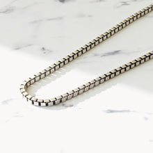 画像をギャラリービューアに読み込む, F.H. シルバーネックレス(BOXチェーン 3mm):#N014-50cm