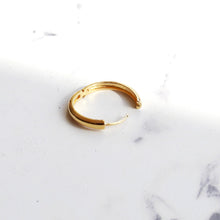 画像をギャラリービューアに読み込む, F.H. シルバーピアス(フープ 17mm ゴールドコーティング):#E022GP