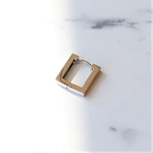 画像をギャラリービューアに読み込む, F.H. シルバーピアス(スクエアフープ シルバー):#E013