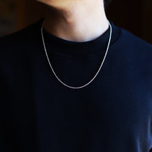 画像をギャラリービューアに読み込む, 【気持ち長めに着けたい方に】F.H. シルバーネックレス(ロープチェーン 1.9mm):#N021-55cm