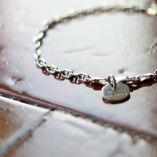 画像をギャラリービューアに読み込む, 【ブランド人気No.1ブレスレット】F.H.シルバーブレスレット(アンカーチェーン 3mm): #B016-19cm