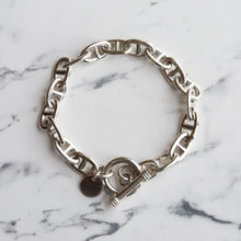 画像をギャラリービューアに読み込む, 【手首回り18cm位の方に】F.H. シルバーブレスレット (アンカーチェーン 8mm):#B030-21cm